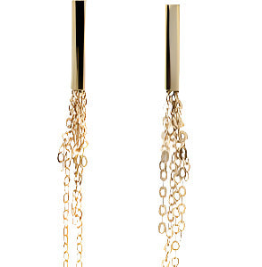 9ct Yellow Gold Tassle Earrings