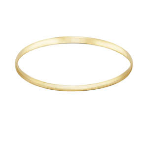 Yellow Gold Whitegold Bracelets: Troy Ounce Bangle
