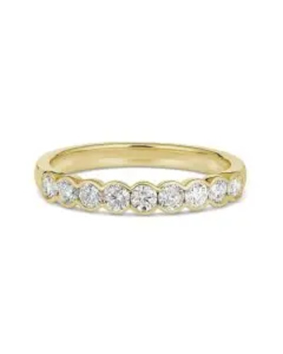 Diamond Rings 1: Myriad Diamond 18ct YG Ring - Total 0.50ct Bezel Set