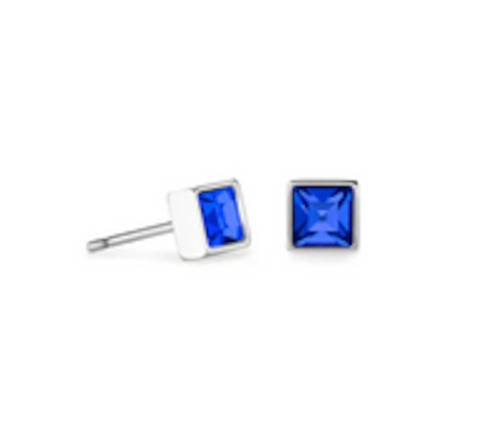 Coeur De Lion 1: Bright Blue Stud Earrings
