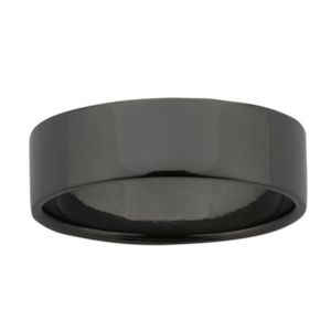 Black Zirconium Band – 7mm – Size X.5