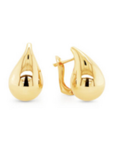 Bonded Teardrop Stud Earrings