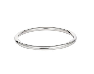 4mm Hollow Golf Bangle - SS - 50mm