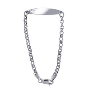 Belcher Child ID with 2 Cut out Hearts - 15cm