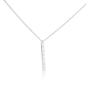 Stolen Bar Pendant - Silver
