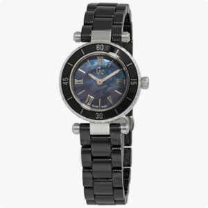 5 Off Mid Year Sale: Ladies Gc Watch Mini Chic Black Ceramic