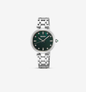 Seiko Ladies Green Mother of Pearl Watch