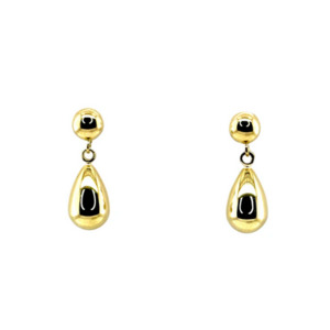 Teardrop Earrings - 9ct YG