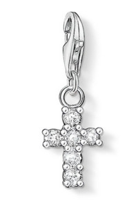 Thomas Sabo 1: CZ Cross Charm - SS