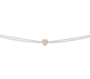 Love Claw Bracelet - Rose Quart - SS