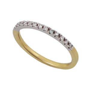 Diamond Rings 1: 9ct yellow gold diamond band