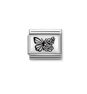 Butterfly with flowers