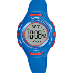 Youth Blue and Red Digital Watch