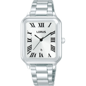 Lorus: Lorus Rectangle Ladies Dress - Analogue - 3 Hands - Stainless