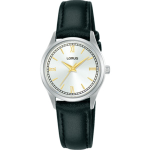 Lorus Ladies Dress - Analogue - 3 Hands - Black Leather Strap