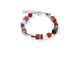 Coeur De Lion 1: Red and Black Bracelet