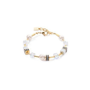 Pearl Mix Gold-White Bracelet
