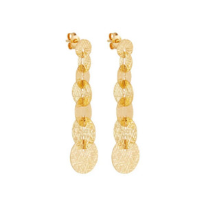 Milleluci Grande Disc Earrings - SSGP