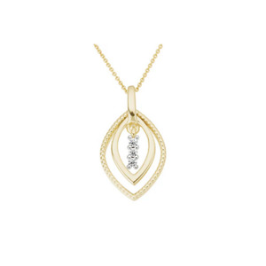 Diamond Pendants: Teardrop Diamond Pendant