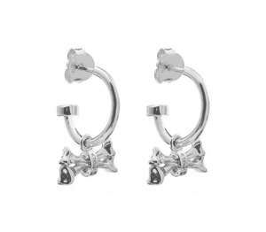 Cross Bones Sleeper Earrings