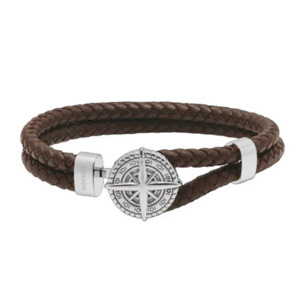 Rochet: Cape Horn Brown Leather Bracelet