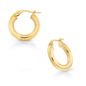Earrings: 9ct Yellow Gold Bonded Hopps