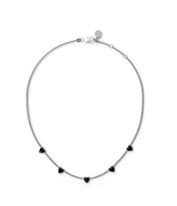 Stolen Girlfriends Club: Love Claw Infinity Chain Necklace - Onyx - SS