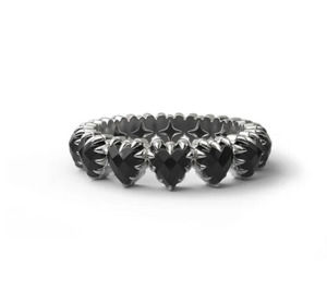 Stolen Girlfriends Club: Love Claw Eternity Ring - Onyx - SS - Q