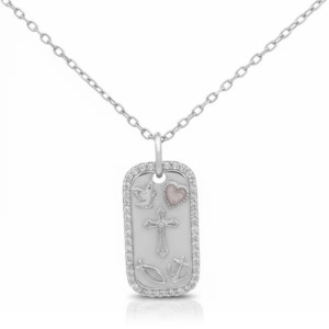 Whats New: “Faith Hope Love” Pendant - SS