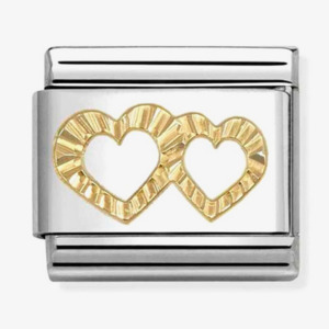 Nomination: Double Hearts and Etched Detail Symbol