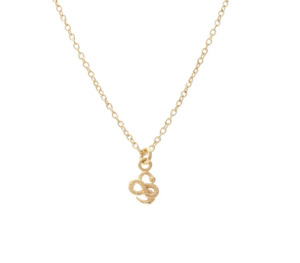 Silk Steel: Serpent Necklace Gold