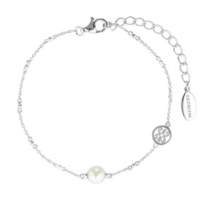 Red Carpet Globe Pearl Bracelet - SS