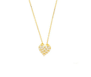 Georgini: Sparkly Heart Pendant - SSGP - CZ