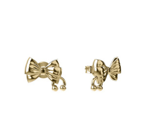 Earrings: Double Bow Studs - SSGP