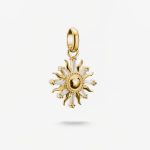 Thomas Sabo 1: Connect Charm Sun - Gold Plated
