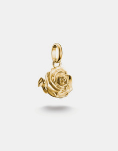 Thomas Sabo 1: Connect Charm Rose Blossom - Silver/Gold Plated