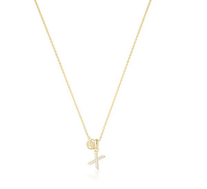Georgini: Luxury Letter "X" initial Pendant - GP