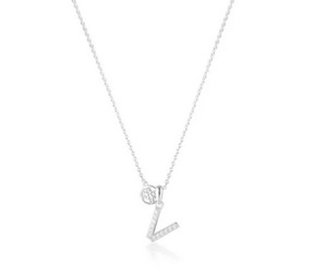 Georgini: Luxury Letter "V" initial Pendant -SS