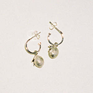 Products: MEADOWLARK - Sterling Silver Lemon Signature Hoop Earrings