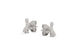 Sterling Silver Hare Stud Earrings