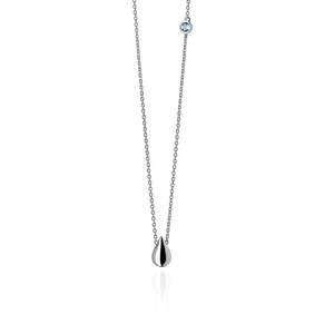 New Collection: BOH RUNGA - STERLING SILVER & TOPAZ DROP IN THE OCEAN NECKLACE