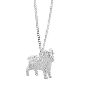 New Collection: KAREN WALKER - STERLING SILVER LUNAR RAM NECKLACE