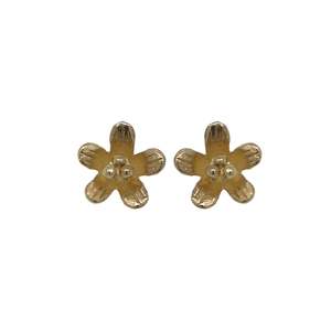 9ct Yellow Gold Mini Flower Studs