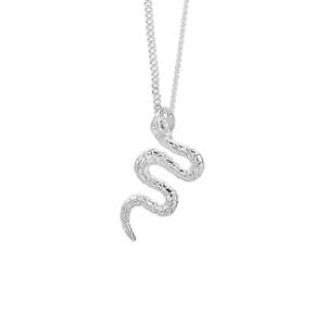 KAREN WALKER - STERLING SILVER LUNAR SNAKENECKLACE