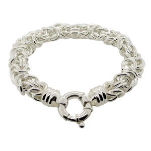 New Collection: Sterling Silver Byzantine Bracelet