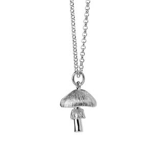 Karen Walker - Sterling Silver Mushroom Necklace