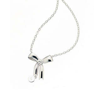 Karen Walker - Sterling Silver Bow Necklace