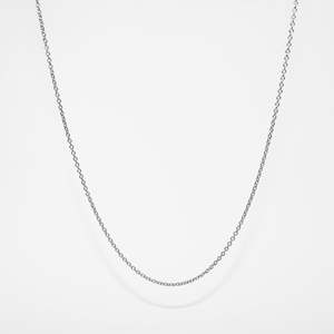 New Collection: Sterling Silver 'RCA40' Round Fine Cable Chain