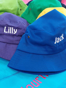 Bucket Hat - with embroidered Name Campus Clothing