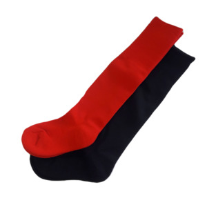 Products: Soccer Sport Socks - Red/Black Campus Clothing